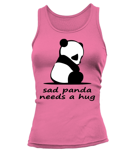sad panda needs a hug Tank top Woman