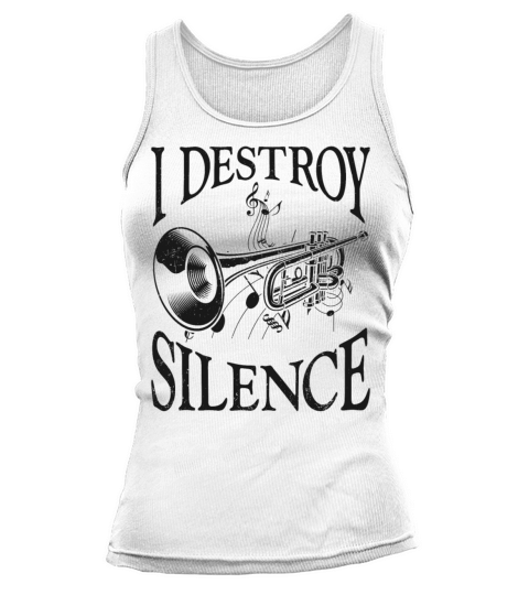 Trumpet Player Vintage I Destroy Tank top Woman