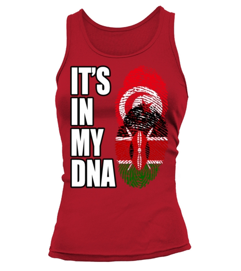 Tunisian And Kenyan Mix Heritage DNA Flag Tank top Woman