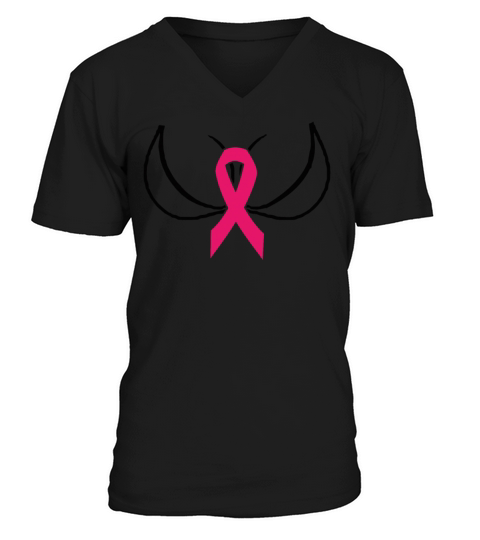 Awareness Wear Pink October Breast Cancer V-Neck T-shirt