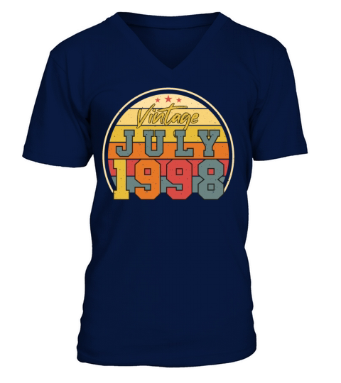 Birth Month July 1998 V-Neck T-shirt