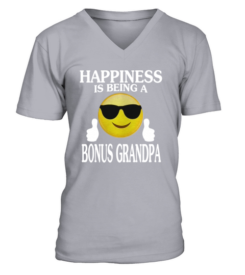 Bonus Grandpa V-Neck T-shirt