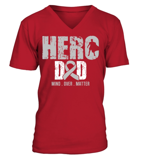 Cytomegalovirus Awareness Ribbon Shirt V-Neck T-shirt