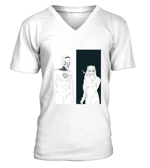 Death Grips - The Money Store - Evangelion - iPhone X V-Neck T-shirt