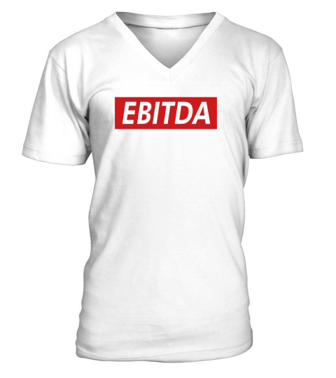 EBITDA BOX LOGO T-SHIRT V-Neck T-shirt