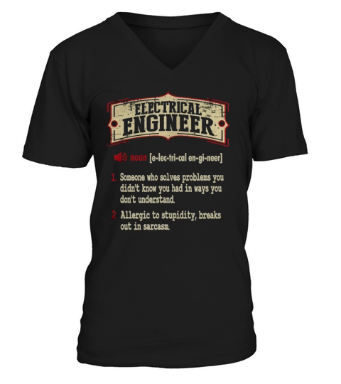 Electrical Engineer V-Neck T-shirt