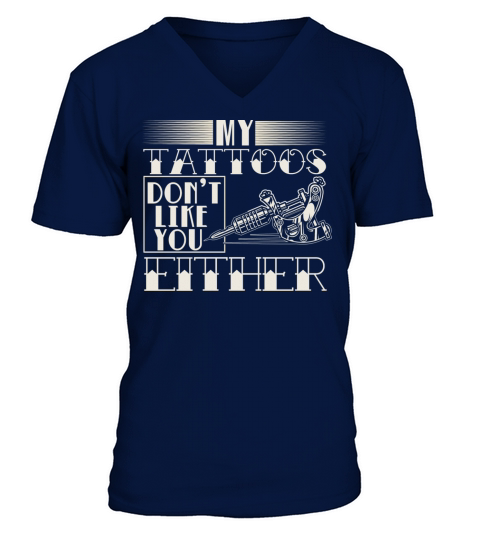 Funny Tattoo Lover Quote Tattoo Artist Tattooist V-Neck T-shirt