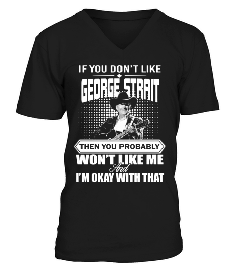 George Strait V-Neck T-shirt
