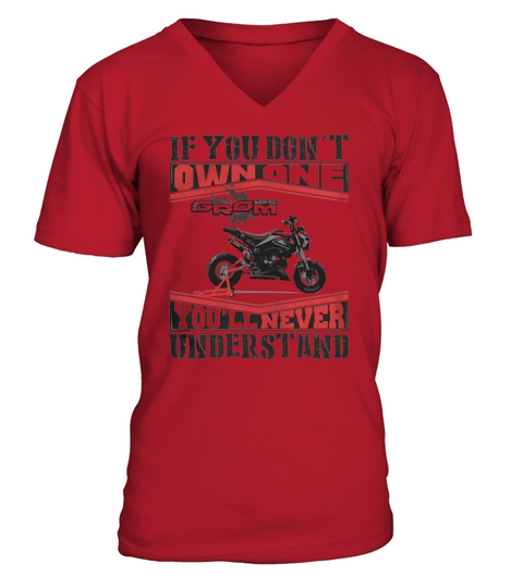 GROM 125 MOTORCYCLE LOVER V-Neck T-shirt