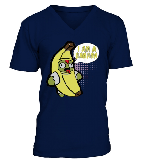 I’m A Banana Costume Funny Food Halloween Shirt Adults Kids V-Neck T-shirt