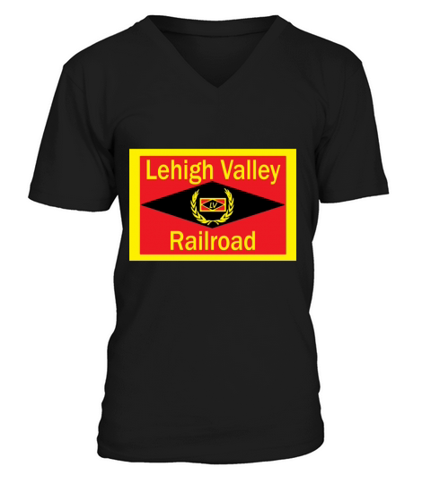 Lehigh Valley Railroad V-Neck T-shirt