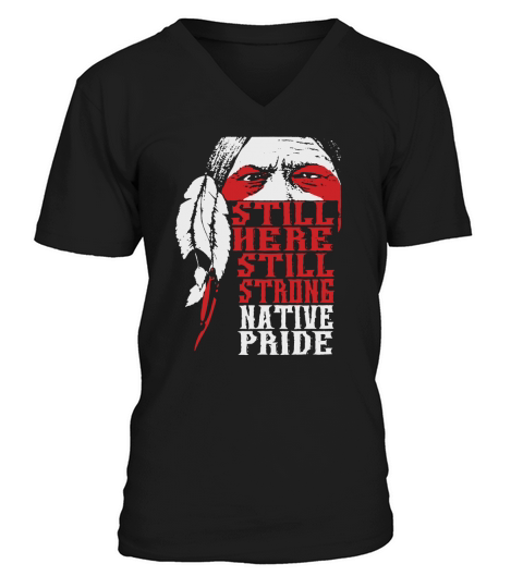 Native American V-Neck T-shirt