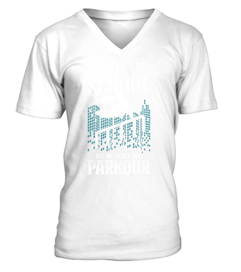 Parkour Free Running Traceur V-Neck T-shirt