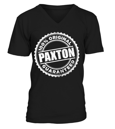 PAXTON  100 Percent  Original Guaranteed V-Neck T-shirt