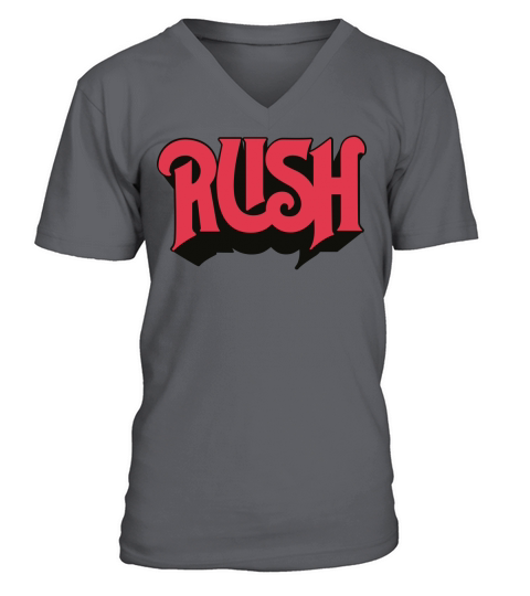 Rush Band Logo V-Neck T-shirt