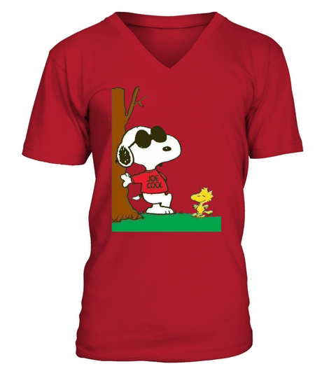 Snoopy Joe Cool And Woodstock T shirt V-Neck T-shirt