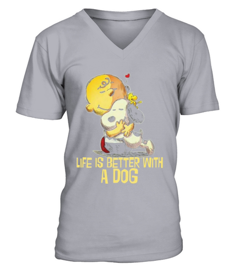 Snoopy V-Neck T-shirt