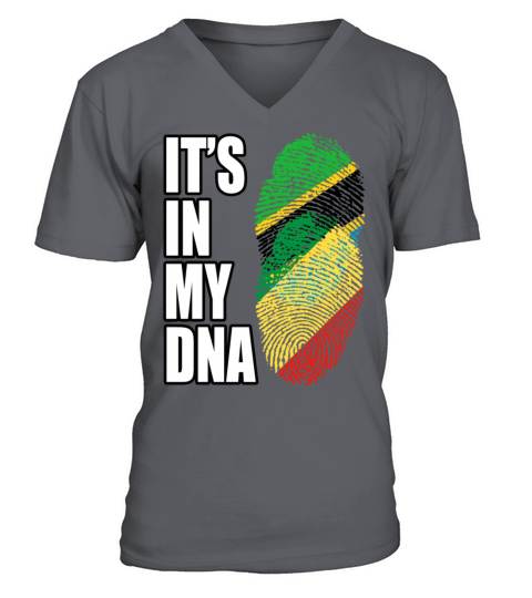 Tanzanian And Congolese Republic Vintage Heritage V-Neck T-shirt
