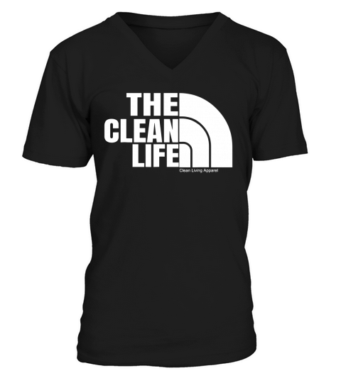 The Clean Life Narcotics Anonymous V-Neck T-shirt