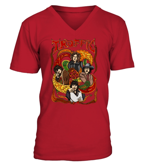 Traffic Band Tshirt V-Neck T-shirt