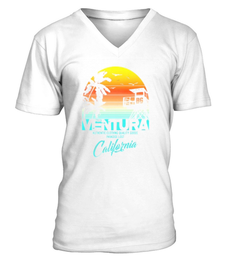 ventura California beach shirt V-Neck T-shirt
