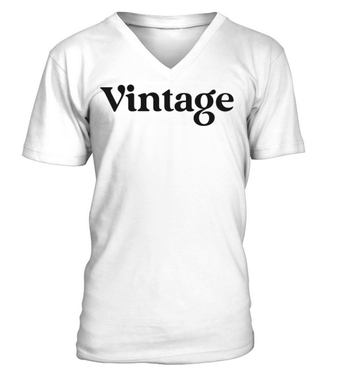 vintage design V-Neck T-shirt