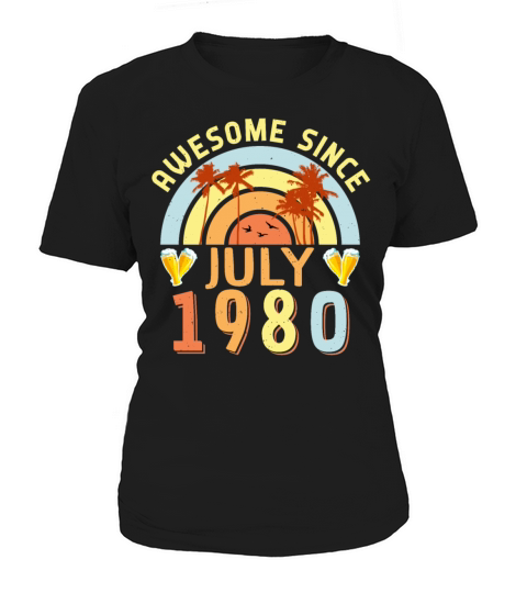 1980 In July Vintage Women's T-Shirt