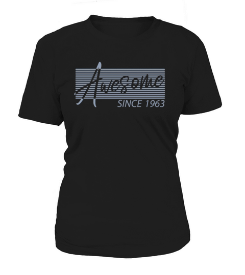 Awesome Since 1963 Birthday Vintage Gifts Retro Women's T-Shirt