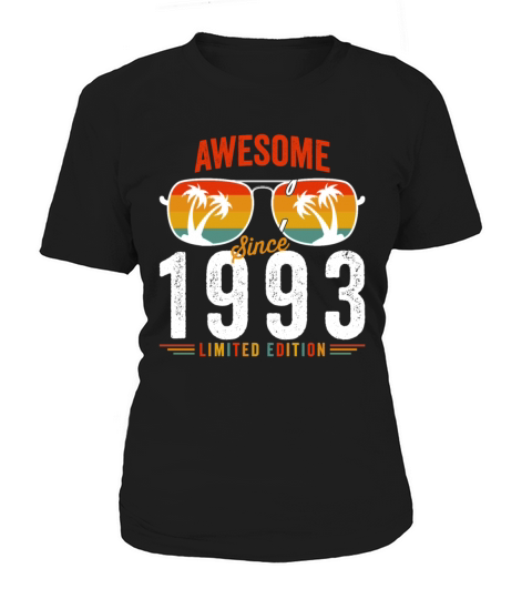 Awesome Since 1993 Birthday Retro Vintage 29 30 Ye Women's T-Shirt