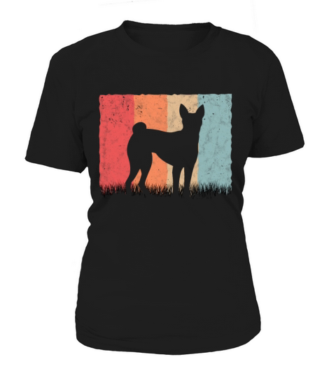 Basenji Retro Congo Terrier Vintage Women's T-Shirt