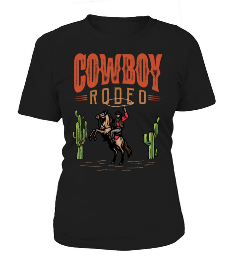 Cowboy Rodeo Horse Riding Western Boy Men Women's T-Shirt