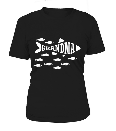 Fishing Grandma Shirt Funny Cute Mothers Day 10 Fish Gift Women's T-Shirt
