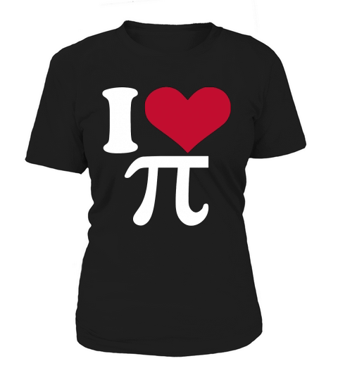 I Love Pi Vintage Retro Infinity Math Pi Day Heart T-Shirt Women's T-Shirt