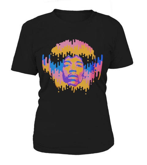 Jimi Hendrix Neon Melt Women's T-Shirt