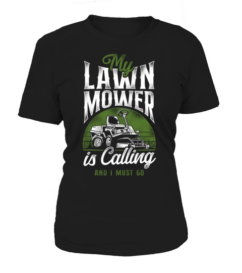 Lawn Mower Mowing Dad Father Women's T-Shirt