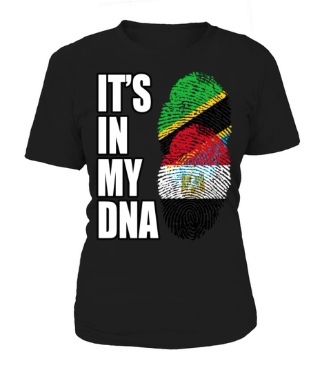 Tanzanian And Egyptian Vintage Heritage DNA Flag Women's T-Shirt