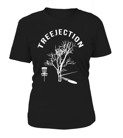 Treejection Funny Disc Golf Frisbee Rejection T-Shirt Women's T-Shirt
