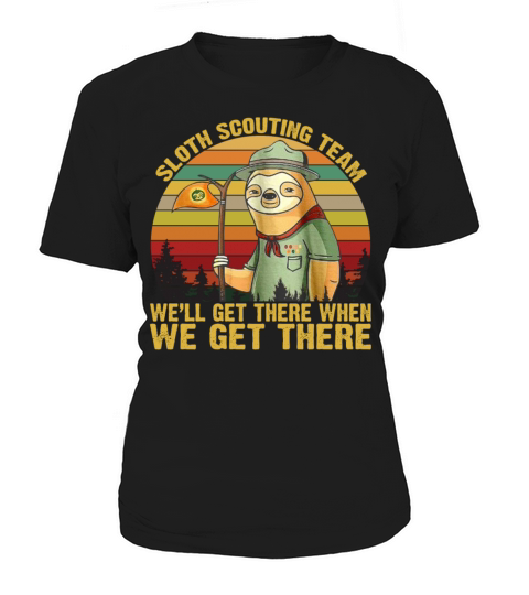 Vintage Sloth Scouting Team Women's T-Shirt