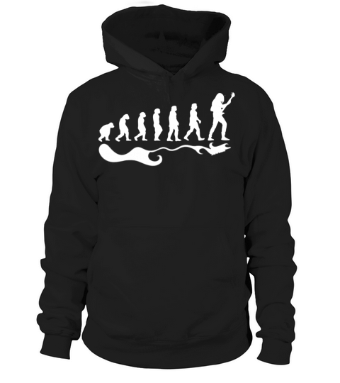 Guitar player evolution Hoodie Unisex