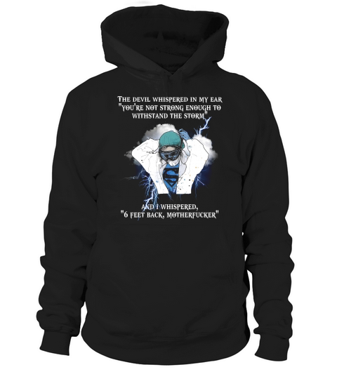 Nurse Superhero I Whispered Back 6 Feet Back - Travel Mug Hoodie Unisex