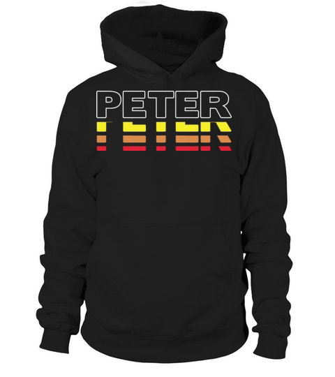 Peter First Name Funny Vintage Sunset Peter Hoodie Unisex