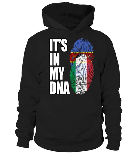 Swazi And Italian Vintage Heritage DNA Flag Hoodie Unisex