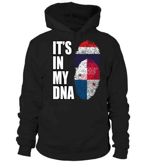 Thai And Panamanian Vintage Heritage DNA Flag Hoodie Unisex