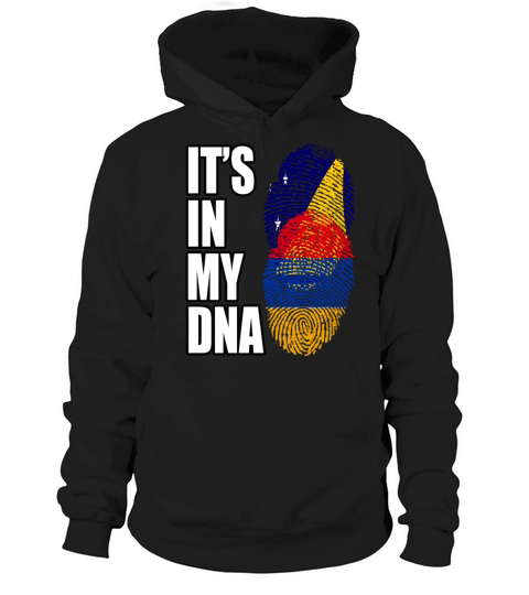 Tokelauan And Armenian Mix Heritage DNA Flag Hoodie Unisex
