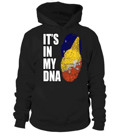 Tokelauan And Bhutanese Mix Heritage DNA Flag Hoodie Unisex
