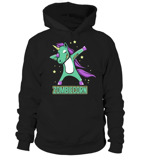 Zombiecorn Zombie Unicorn Dabbing Unicorn Hallowee Hoodie Unisex