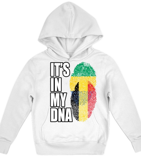 Gambian And Belgian Mix Heritage DNA Flag Kids Hoodie