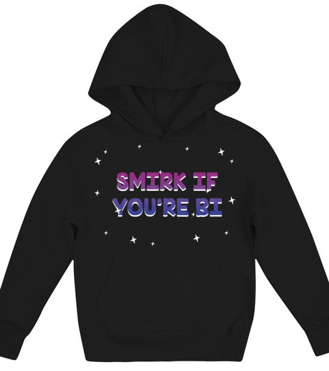 Smirk if Youre Bi Bisexual LGBTQ Bi Pride LGBT Kids Hoodie