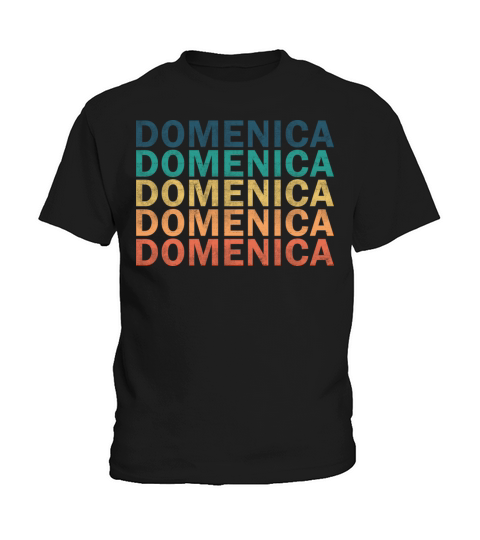 Domenica Name T Shirt - Domenica Vintage Retro Nam Kids T-Shirt