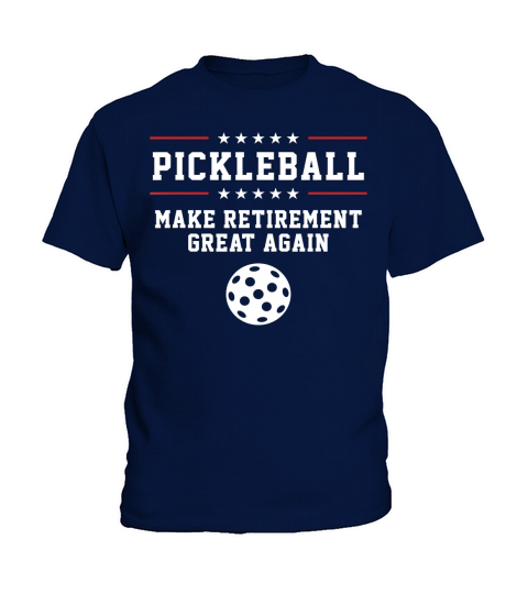 Funny Pickleball Retirement T-Shirt For Dad Grandpa Or Men Kids T-Shirt